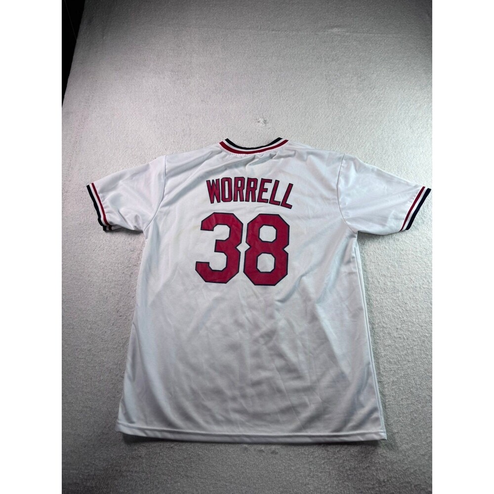 St. Louis Cardinals WORRELL #38 MLB Baseball Fan Jersey Shirt White XL